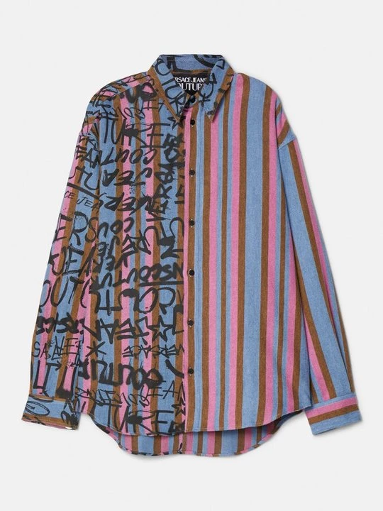 Foto van product Overhemd Versace Jeans Couture blauw