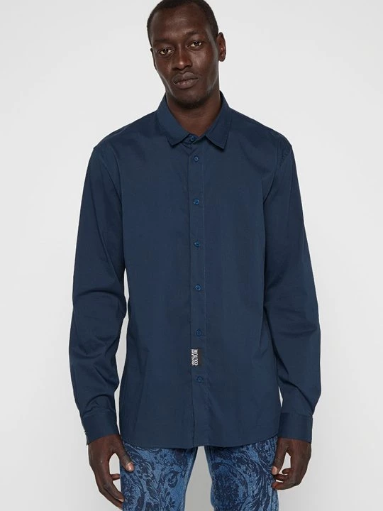 Foto van product Overhemd Versace Jeans Couture donkerblauw