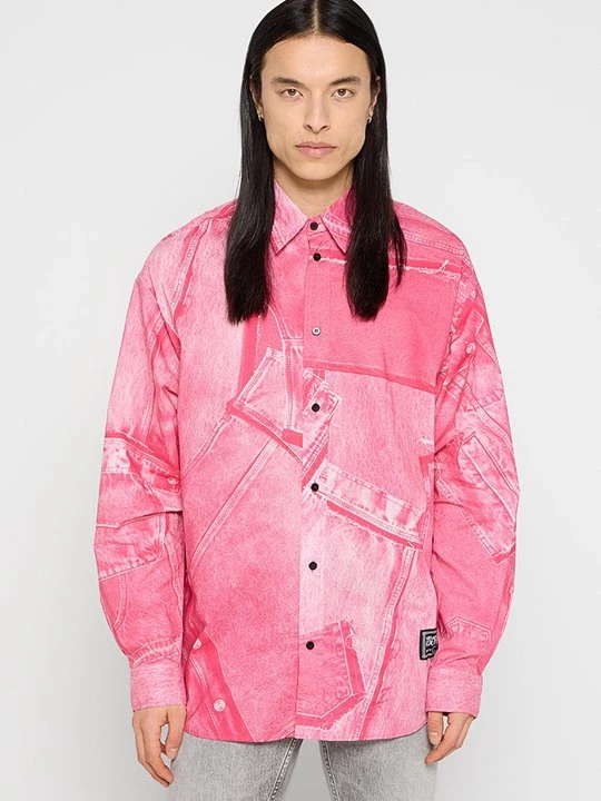 Foto van product Overhemd Versace Jeans Couture donkerroze