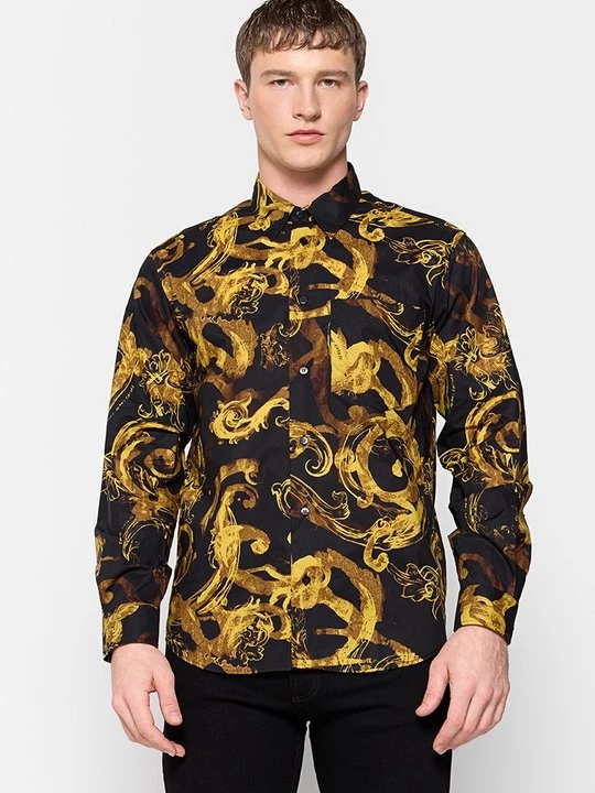 Foto van product Overhemd Versace Jeans Couture goudkleurig