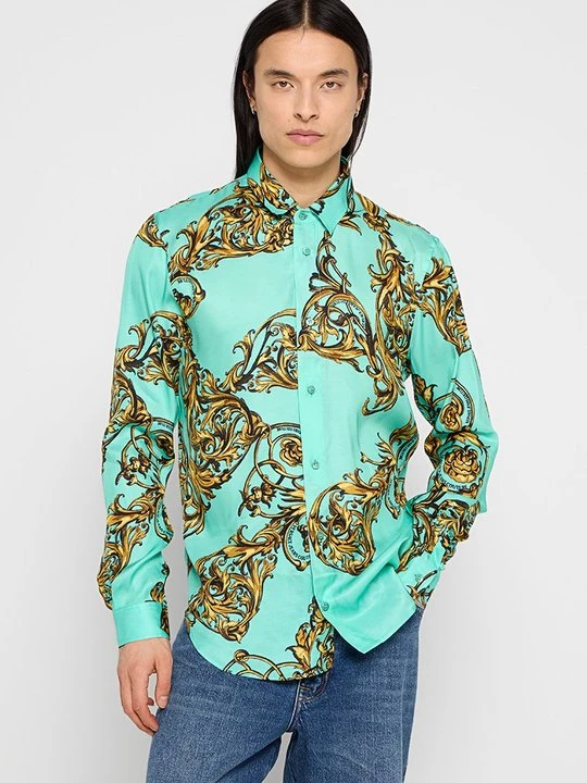 Foto van product Overhemd Versace Jeans Couture groen