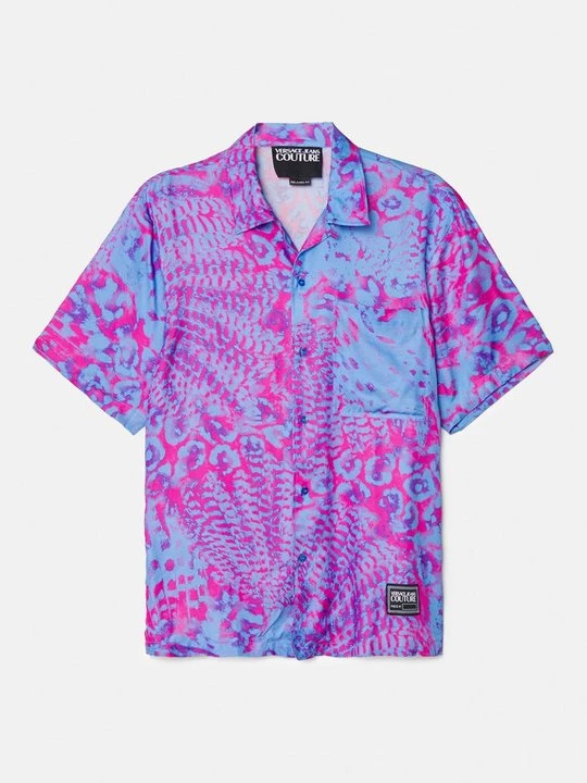 Foto van product Overhemd Versace Jeans Couture lichtblauw