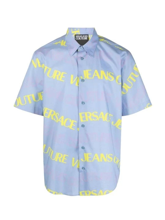 Foto van product Overhemd Versace Jeans Couture lichtblauw