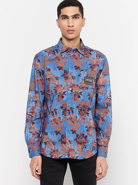 Foto van product Overhemd Versace Jeans Couture lichtblauw
