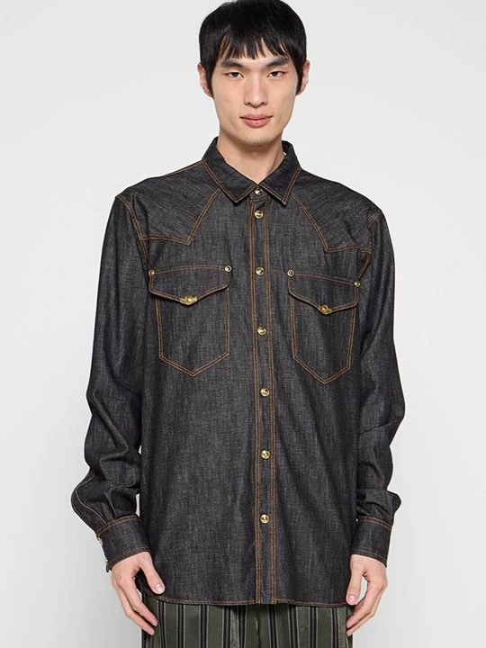 Foto van product Overhemd Versace Jeans Couture zwart