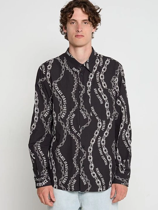 Foto van product Overhemd Versace Jeans Couture zwart