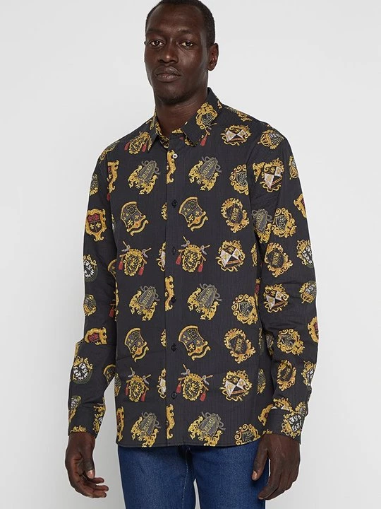 Foto van product Overhemd Versace Jeans Couture zwart