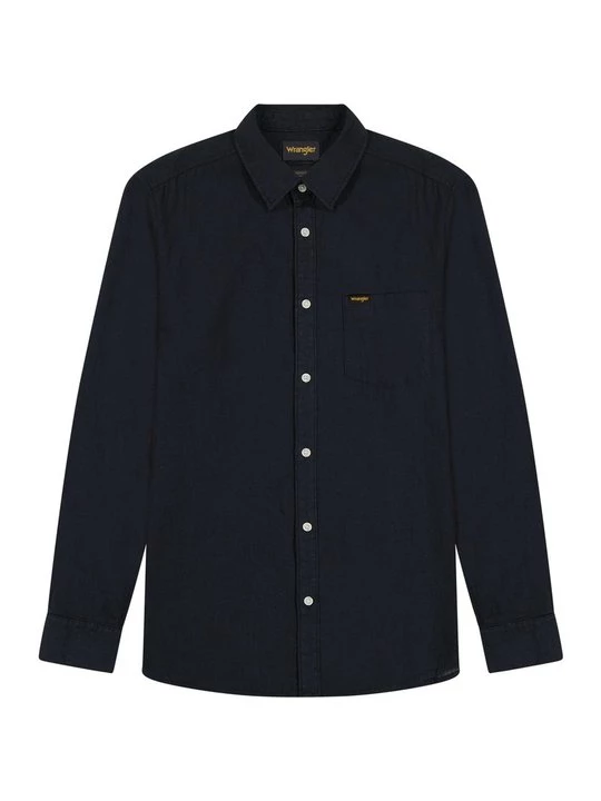 Foto van product Overhemd Wrangler donkerblauw