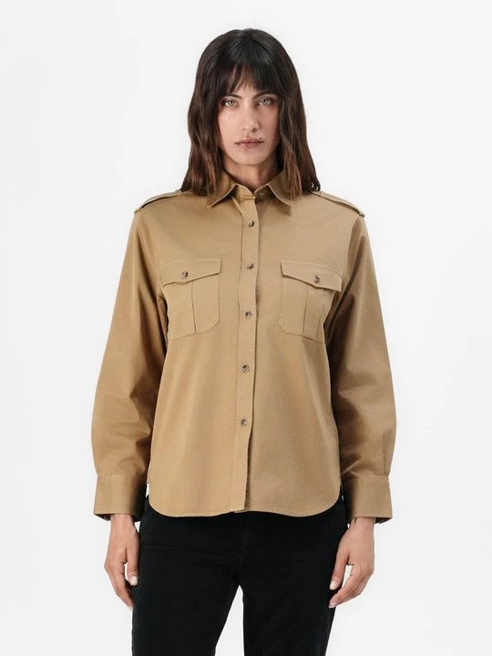 Foto van product Overhemdblouse 7 For All Mankind beżowy