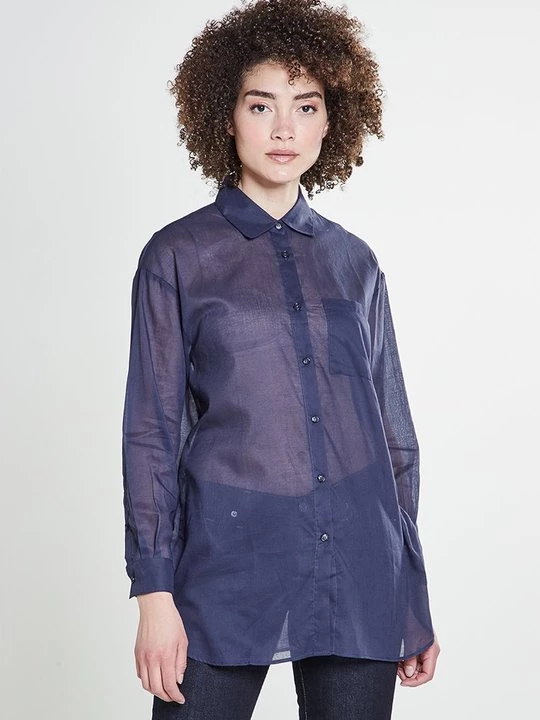 Foto van product Overhemdblouse 7 For All Mankind blauw