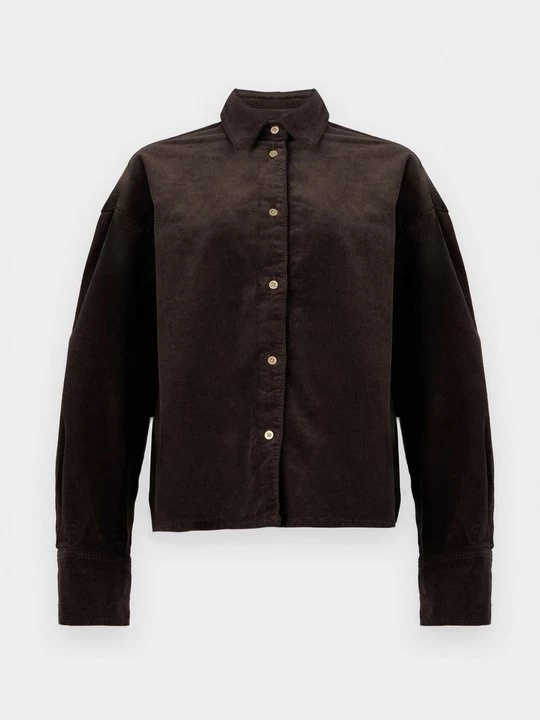 Foto van product Overhemdblouse 7 For All Mankind donkerbruin