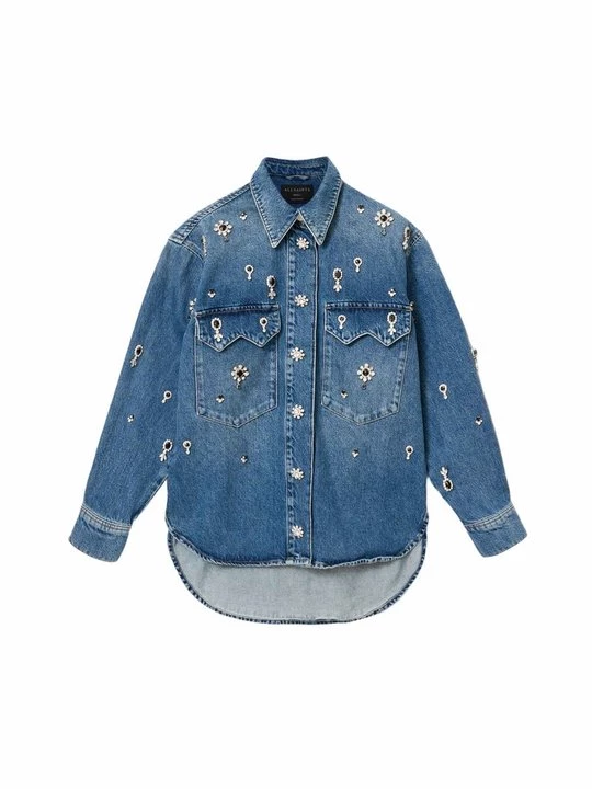Foto van product Overhemdblouse AllSaints blauw