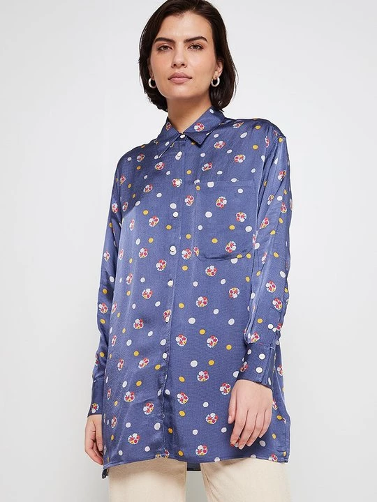 Foto van product Overhemdblouse American Vintage blauw
