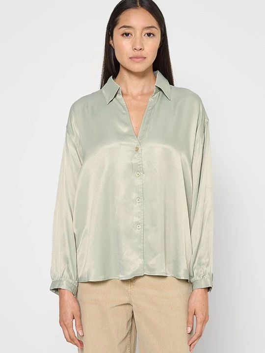 Foto van product Overhemdblouse American Vintage lichtgroen