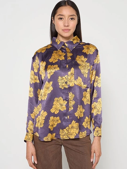 Foto van product Overhemdblouse American Vintage paars