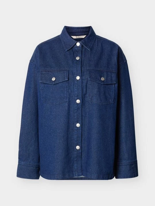 Foto van product Overhemdblouse Barbour donkerblauw denim