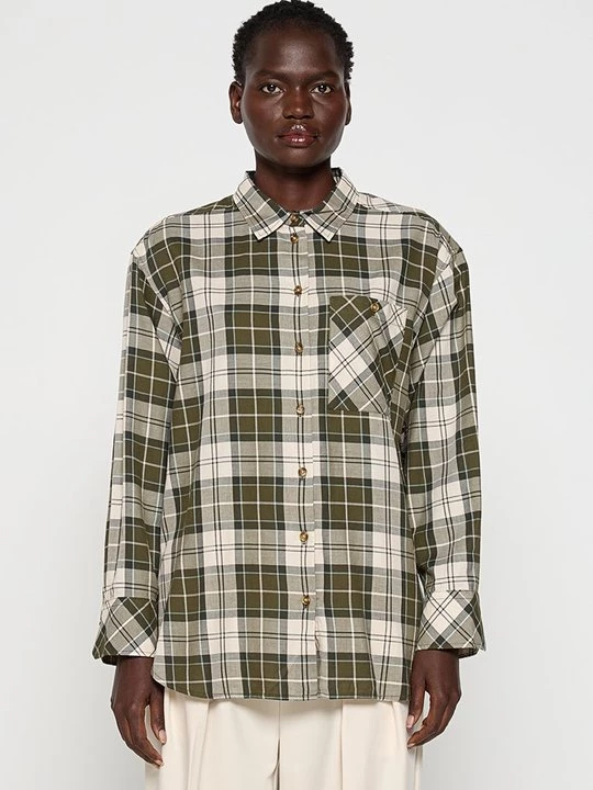 Foto van product Overhemdblouse Barbour olijfgroen