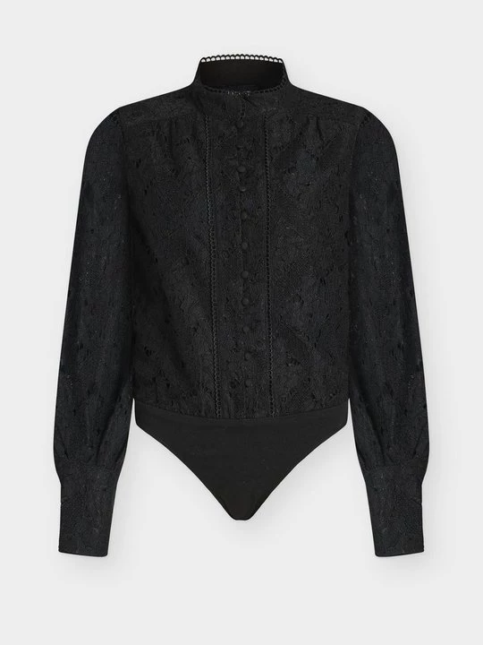 Foto van product Overhemdblouse bardot zwart