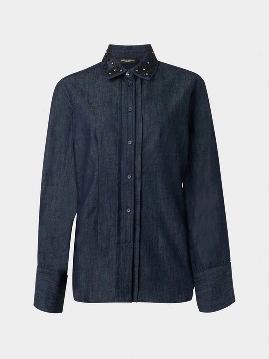 Foto van product Overhemdblouse Bruuns Bazaar blauw