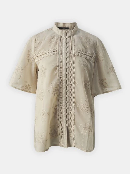 Foto van product Overhemdblouse Bruuns Bazaar taupe
