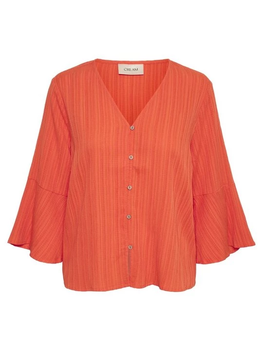 Foto van product Overhemdblouse Cream oranje