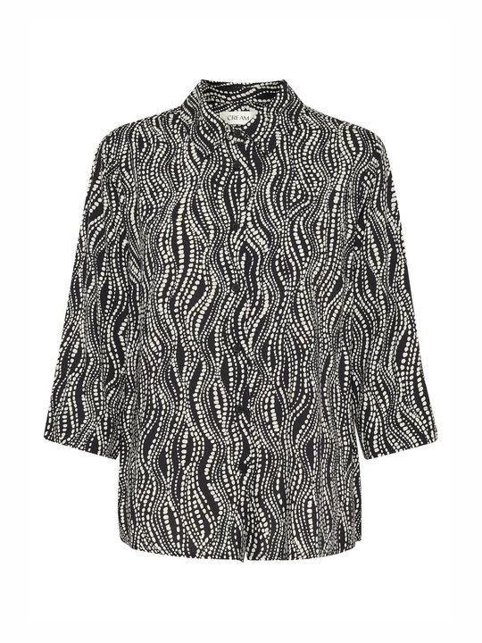 Foto van product Overhemdblouse Cream zwart