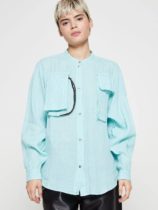 Foto van product Overhemdblouse Diesel mintgroen