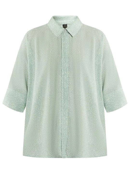 Foto van product Overhemdblouse Dreimaster mintgroen