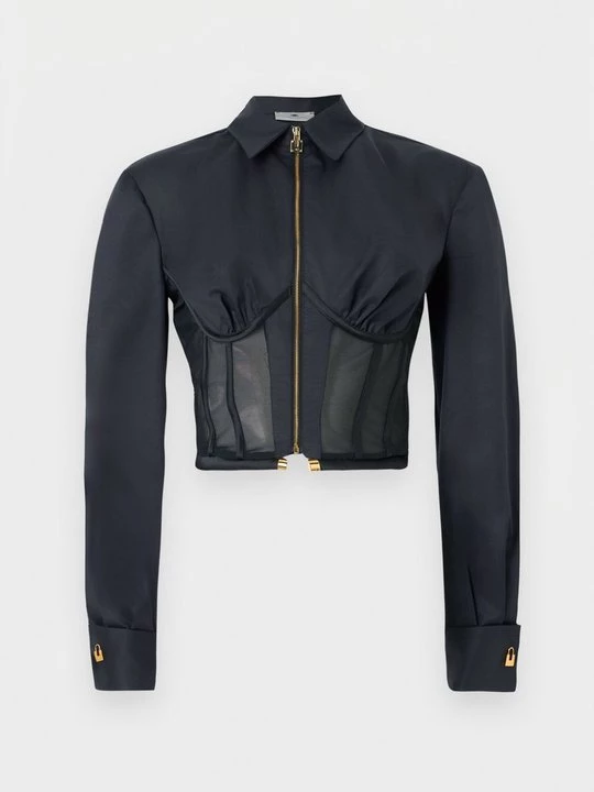 Foto van product Overhemdblouse Elisabetta Franchi zwart