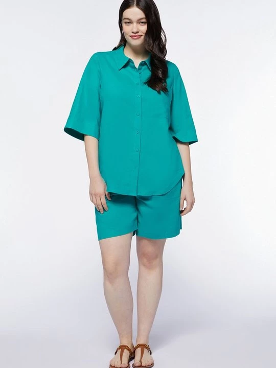 Foto van product Overhemdblouse Fiorella Rubino petrol