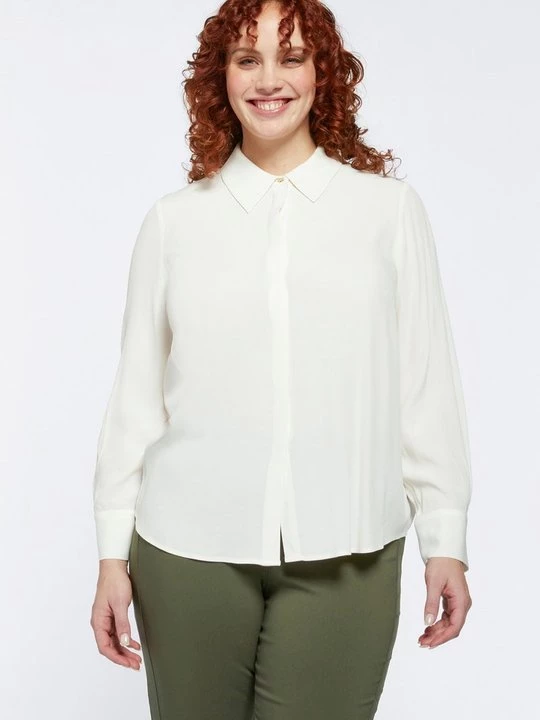 Foto van product Overhemdblouse Fiorella Rubino wit