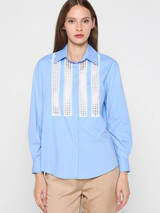 Foto van product Overhemdblouse Gaudi lichtblauw