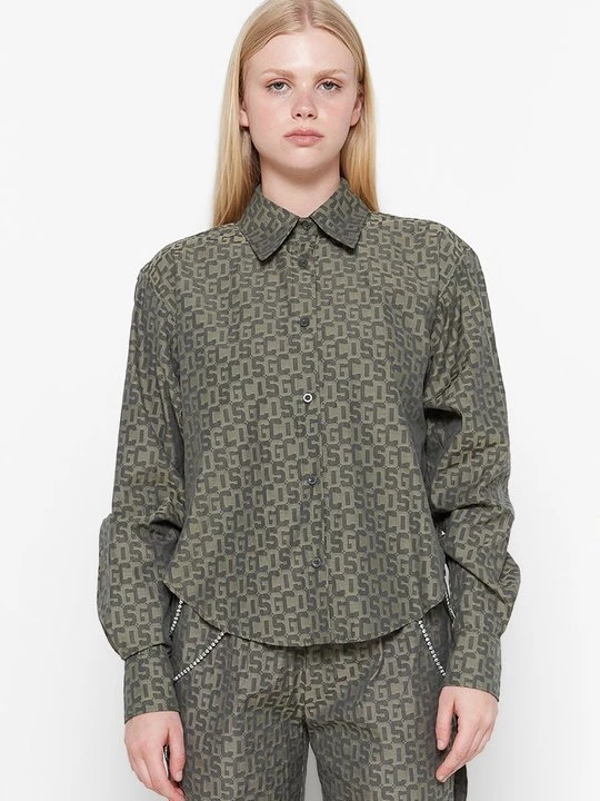 Foto van product Overhemdblouse GCDS kaki