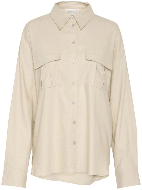 Foto van product Overhemdblouse Gestuz beżowy