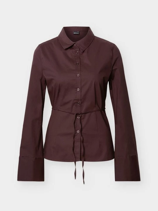 Foto van product Overhemdblouse Gina Tricot bruin
