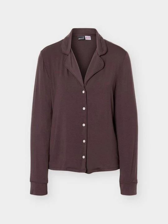 Foto van product Overhemdblouse Gina Tricot donkerbruin