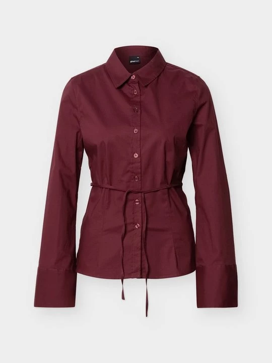 Foto van product Overhemdblouse Gina Tricot donkerrood