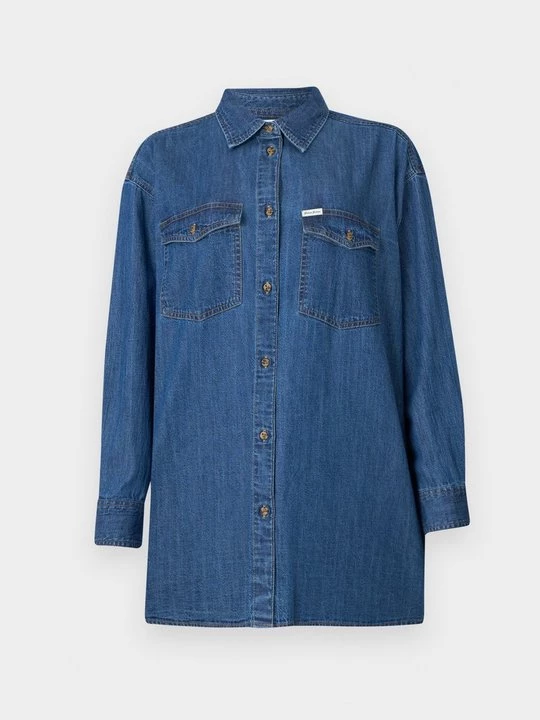 Foto van product Overhemdblouse Guess donkerblauw