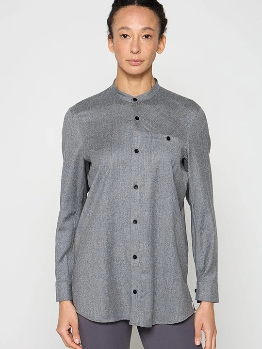 Foto van product Overhemdblouse Houdini grijs
