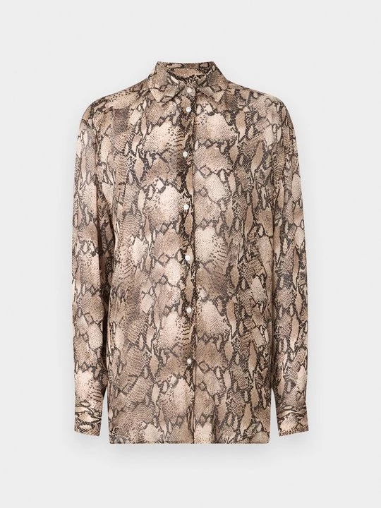 Foto van product Overhemdblouse Hugo bruin