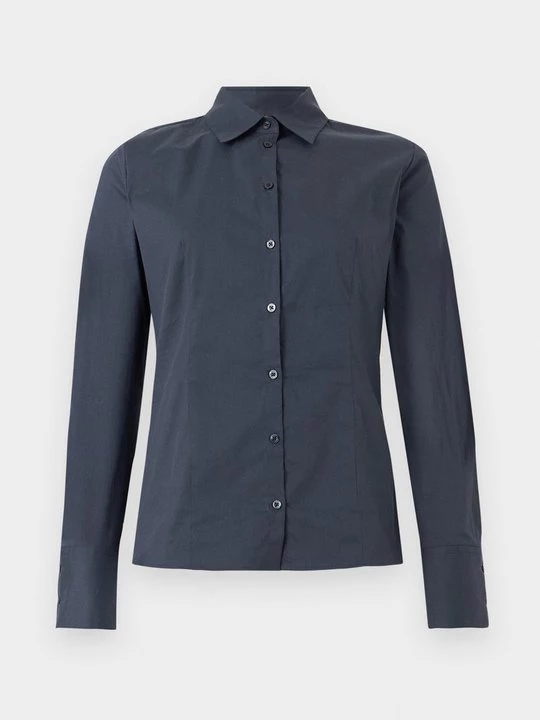 Foto van product Overhemdblouse Hugo donkerblauw