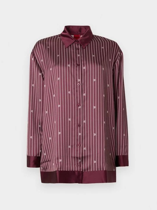 Foto van product Overhemdblouse Hugo donkerpaars