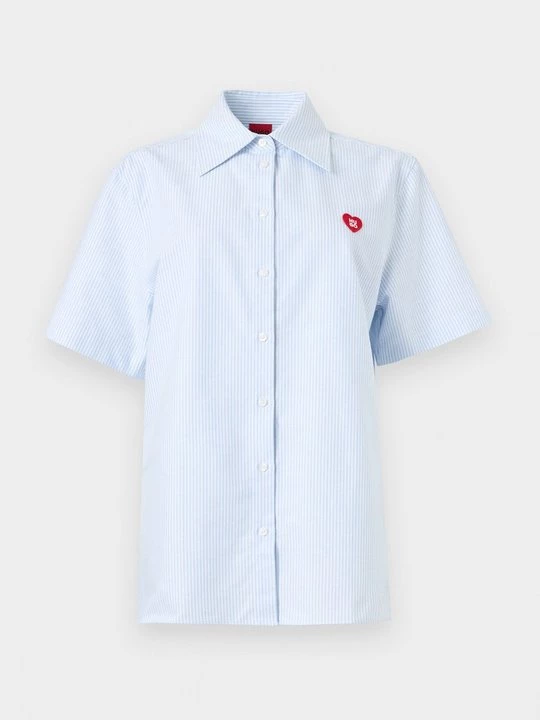 Foto van product Overhemdblouse Hugo lichtblauw