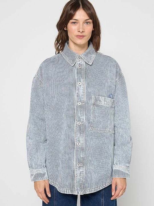 Foto van product Overhemdblouse Hugo lichtblauw