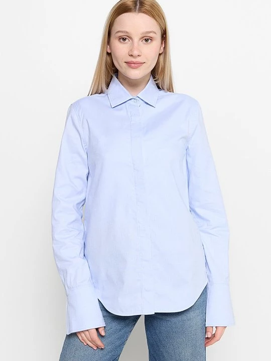 Foto van product Overhemdblouse Josh V lichtblauw