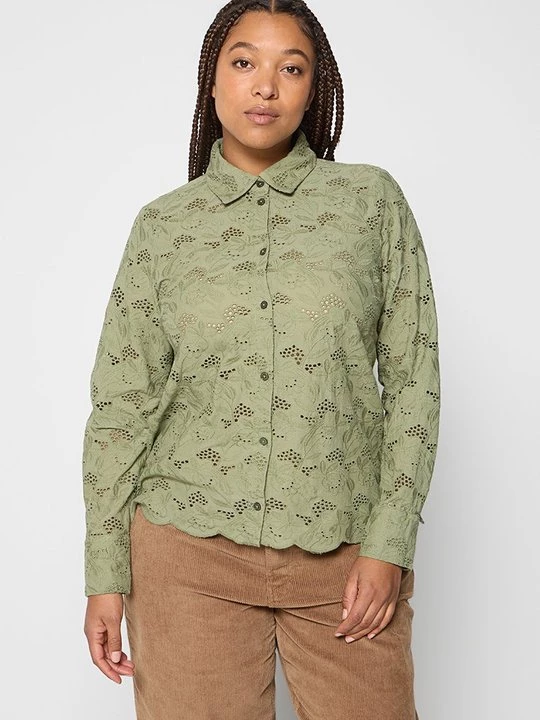 Foto van product Overhemdblouse Kaffe groen