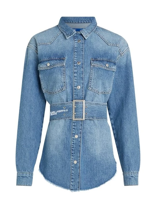 Foto van product Overhemdblouse KARL LAGERFELD blauw