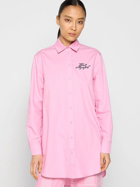 Foto van product Overhemdblouse KARL LAGERFELD donkerroze
