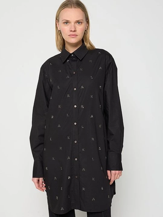 Foto van product Overhemdblouse KARL LAGERFELD gunmetal