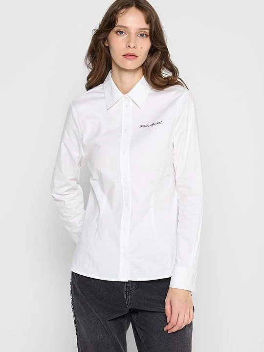 Foto van product Overhemdblouse KARL LAGERFELD wit